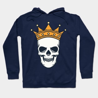 King Skull with Crown Hoodie